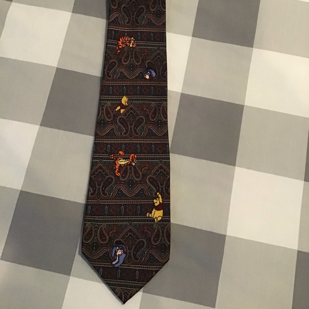 Paisley Disney Winnie the Pooh Tie